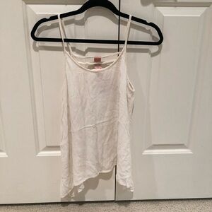 Mossimo Supply Co. Cream Asymmetrical Camisole Tank